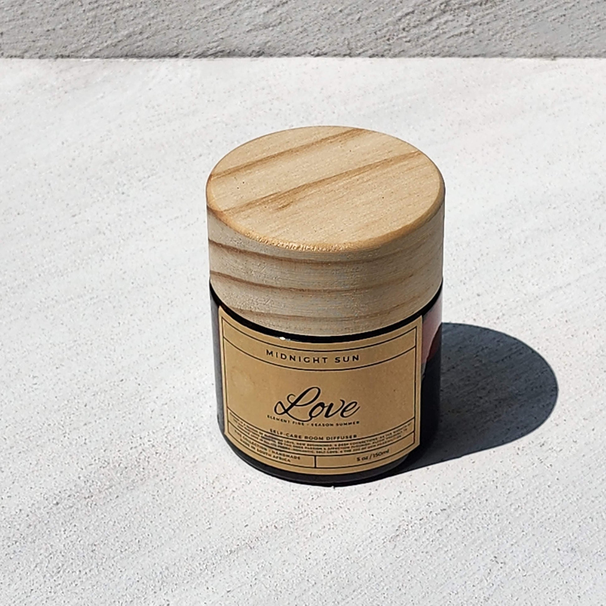 Love - Wooden top Room Diffuser