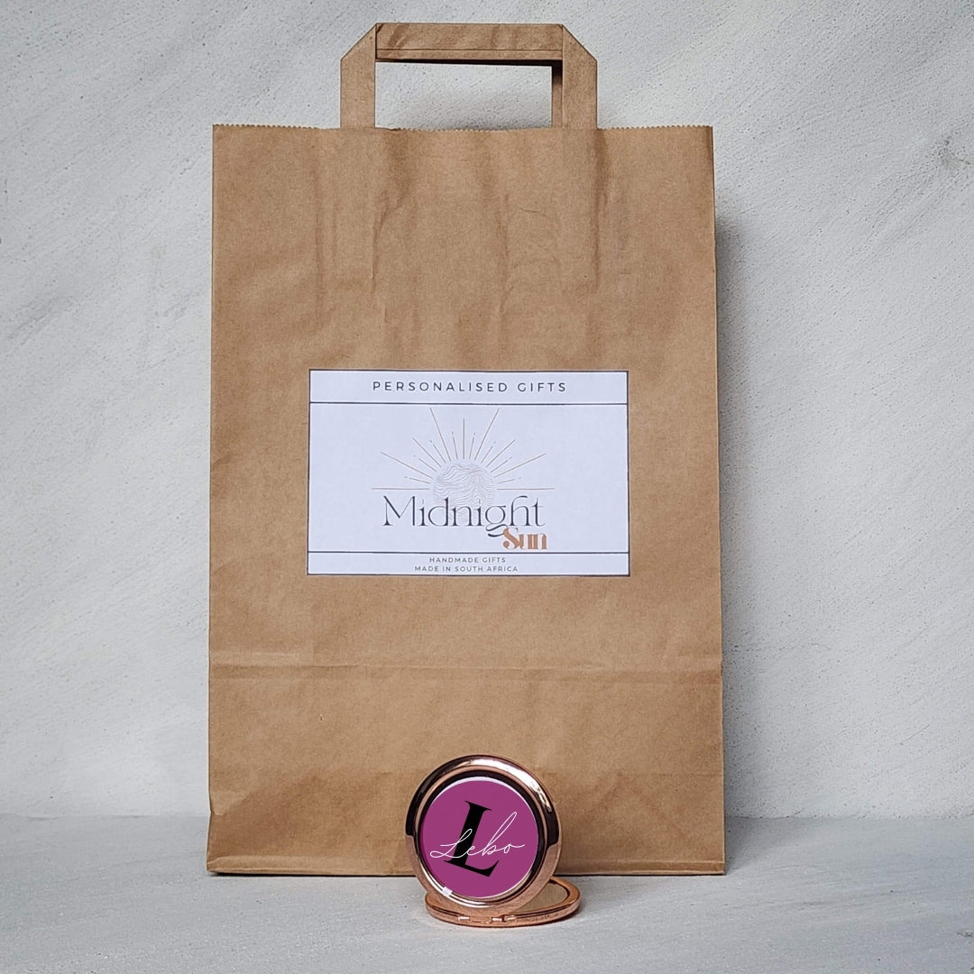 Rose Gold Compact Mirror