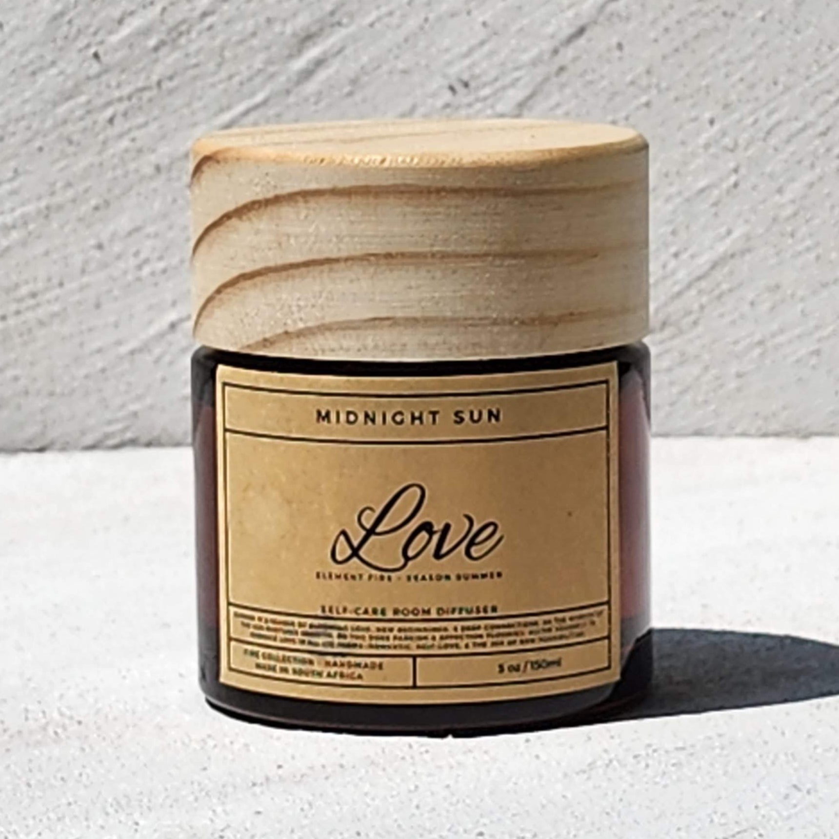 Love - Wooden top Room Diffuser