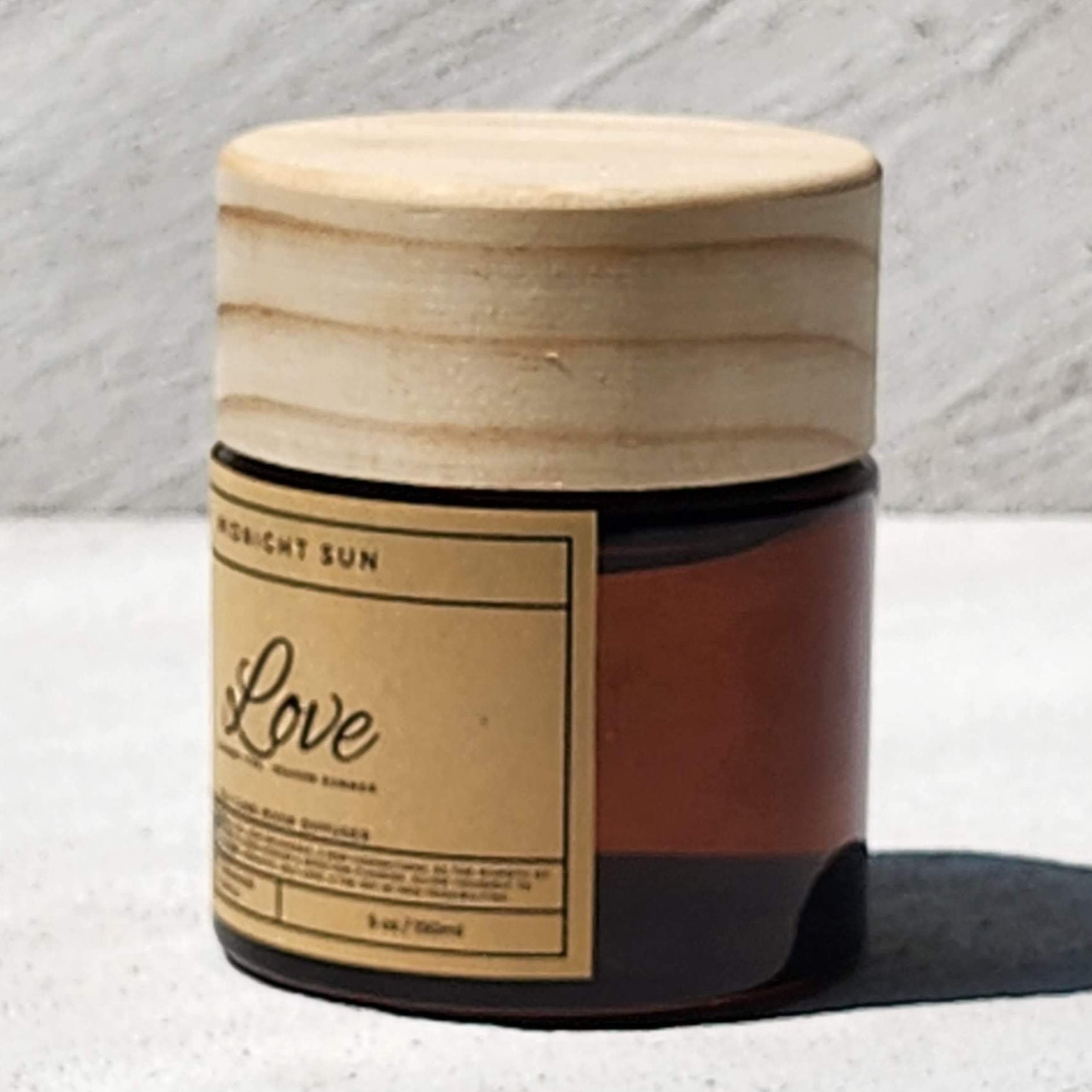 Love - Wooden top Room Diffuser
